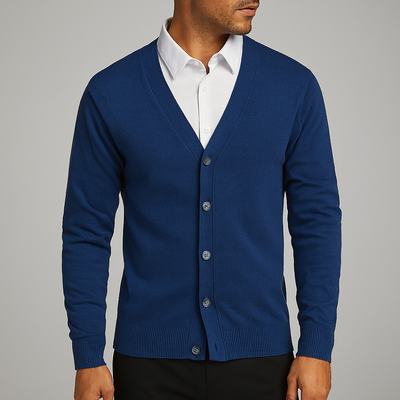 Markus | Vielseitige moderne V Ausschnitt Strickjacke