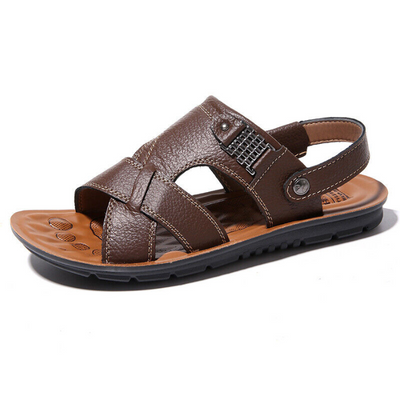Ledersandalen – Ergonomisch – Sport – Orthopädische Sandalen – Herrensandalen