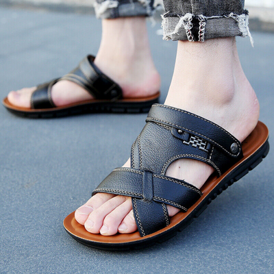 Ledersandalen – Ergonomisch – Sport – Orthopädische Sandalen – Herrensandalen