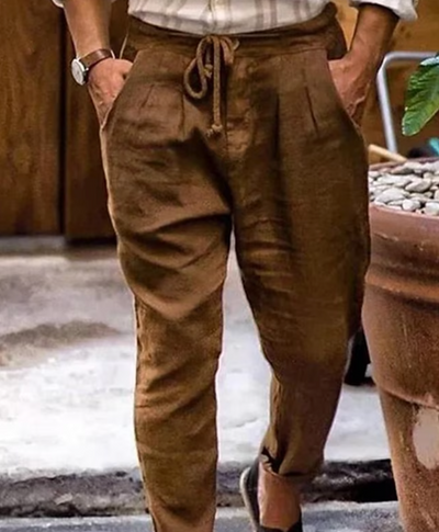 Leinenhose | Drawstring | Loose Fit | Sommerkleidung | Herrenhosen