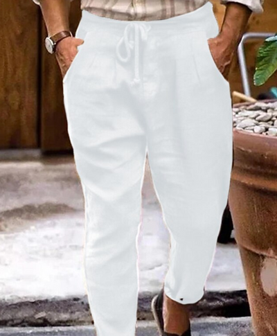 Leinenhose | Drawstring | Loose Fit | Sommerkleidung | Herrenhosen
