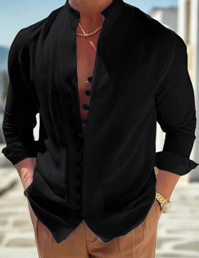 Hemd für Herren - Modernes Sommerhemd mit kurzem Kragen