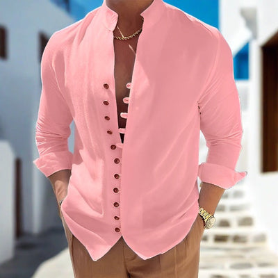 Hemd für Herren - Modernes Sommerhemd mit kurzem Kragen