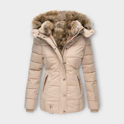 Emyra – Winterjacke mit Fellkapuze