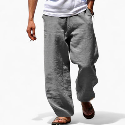 Jonas | Leichte locker sitzende Sommerhose aus Leinen