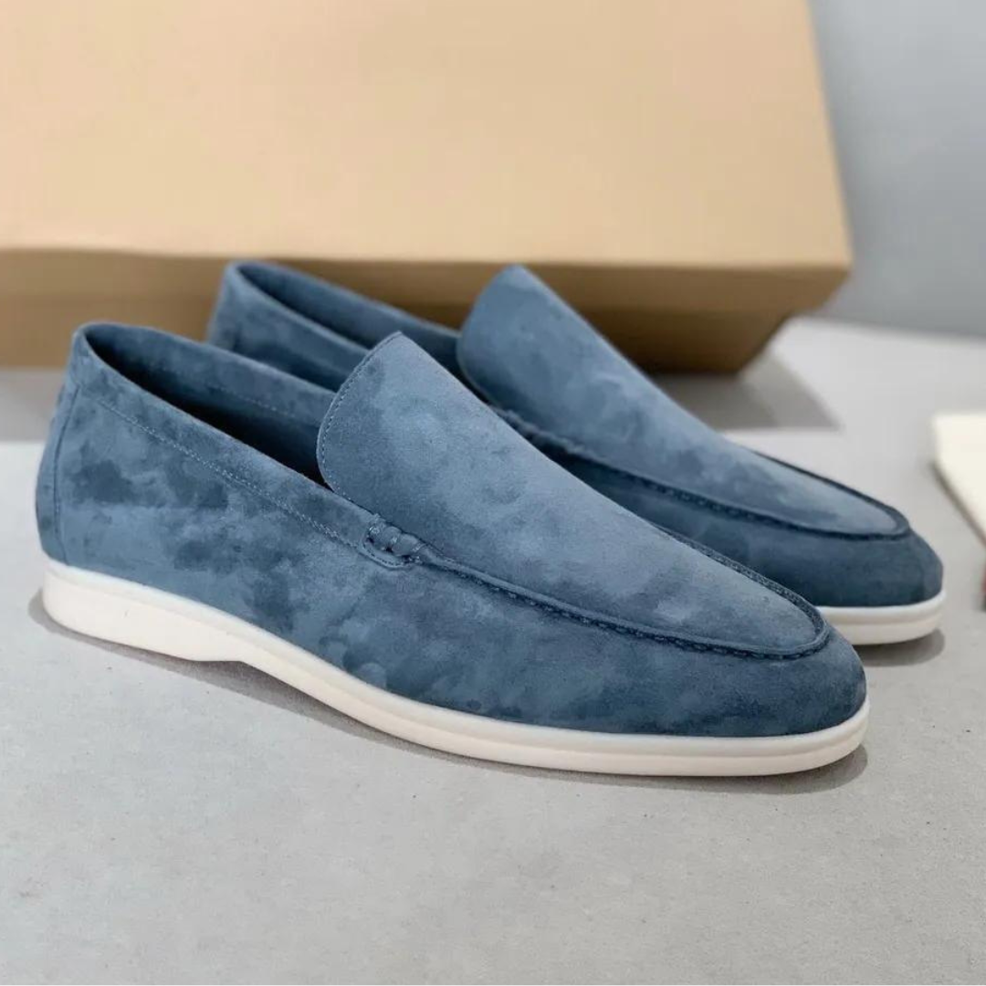 Loafer aus Wildleder – ergonomische Slip-On-Loafer aus Leder für Herren