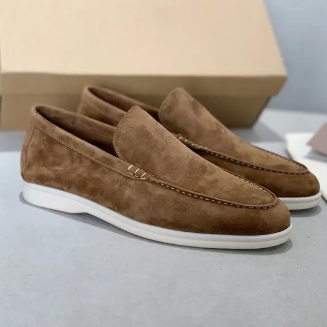 Loafer aus Wildleder – ergonomische Slip-On-Loafer aus Leder für Herren