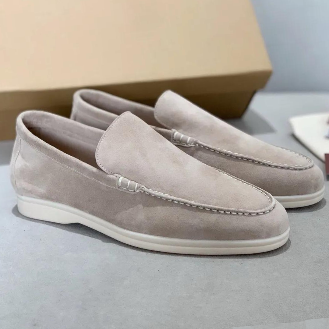 Loafer aus Wildleder – ergonomische Slip-On-Loafer aus Leder für Herren