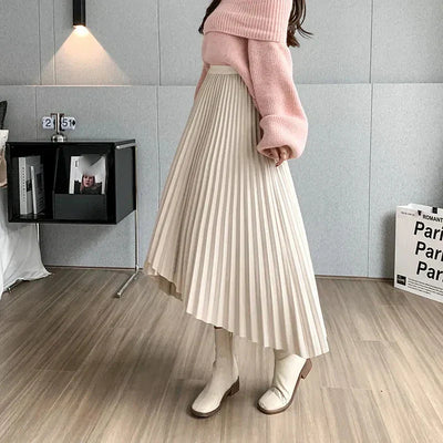 Vintage plooirok in streetwearstijl