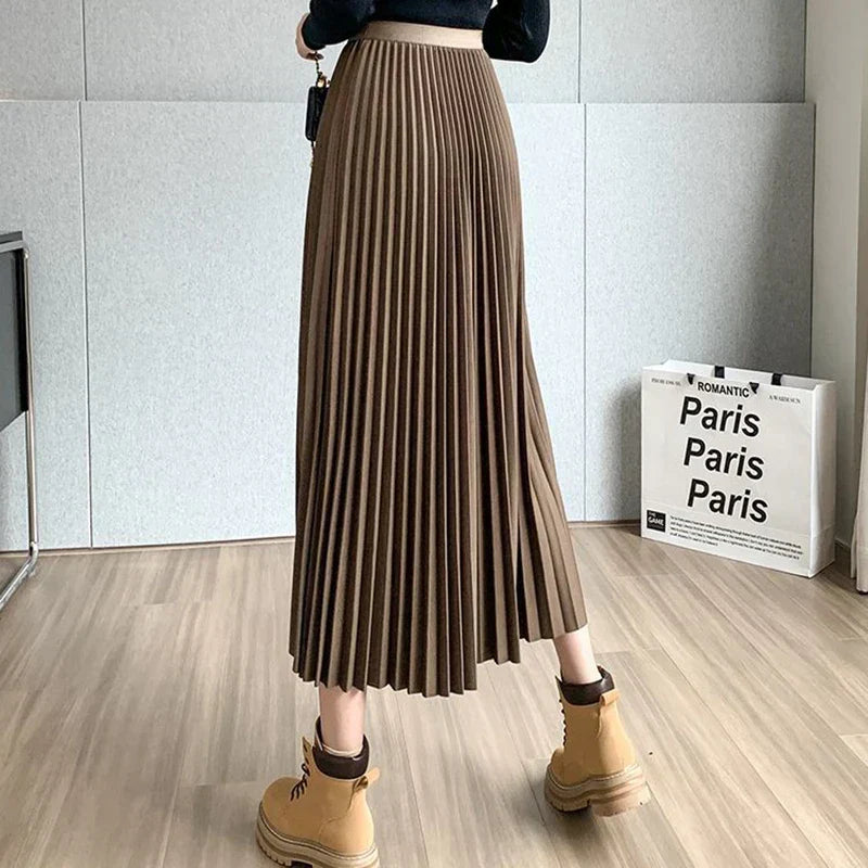 Vintage plooirok in streetwearstijl