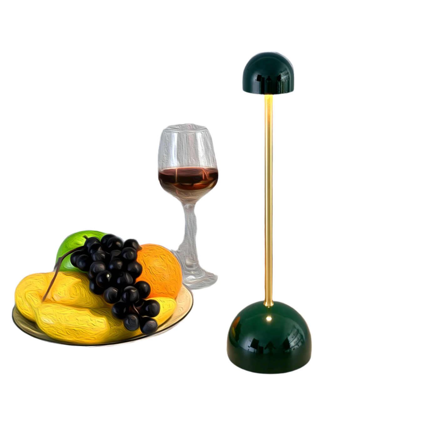 Soluna Minimalistische Drahtlose LED-Schreibtischlampe – Weiches, umgebendes Licht