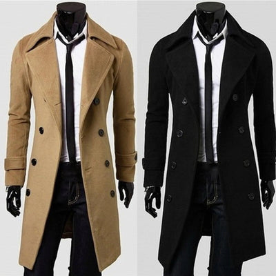 Zweireihiger Britischer Trenchcoat für Herren