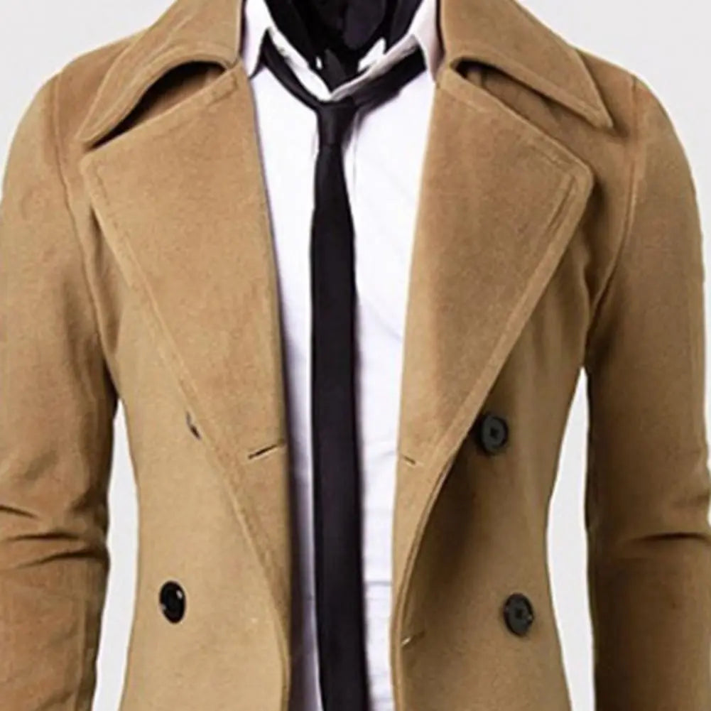 Zweireihiger Britischer Trenchcoat für Herren