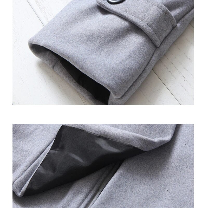 Zweireihiger Britischer Trenchcoat für Herren