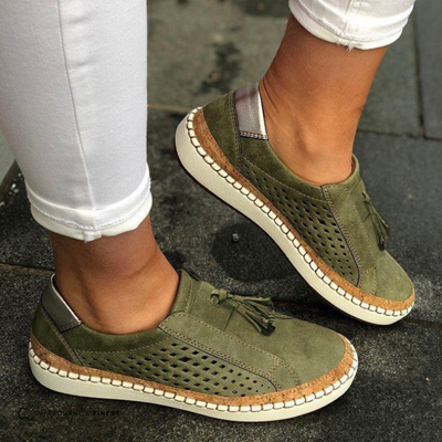 Slip-On Halbschuhe - Ortho Sneaker mit Sommer-Fußbett für den Sommer
