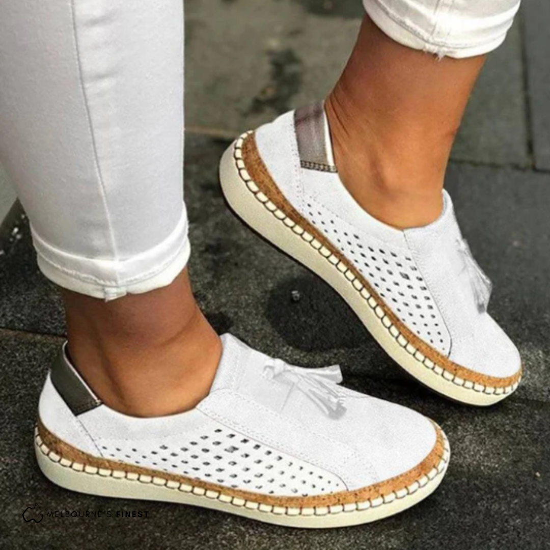 Slip-On Halbschuhe - Ortho Sneaker mit Sommer-Fußbett für den Sommer