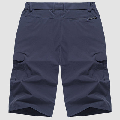 Sommer Cargo Short für Herren - Luftige 3/4 Kurze Hose mit Seitentaschen für Outdoor