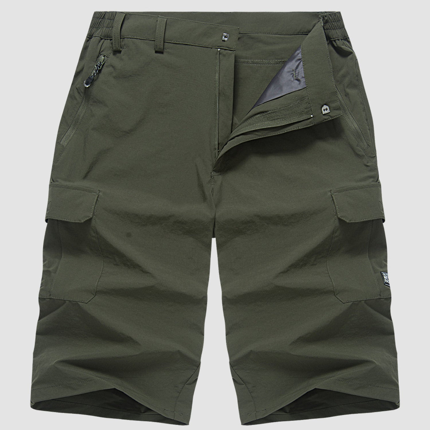 Sommer Cargo Short für Herren - Luftige 3/4 Kurze Hose mit Seitentaschen für Outdoor