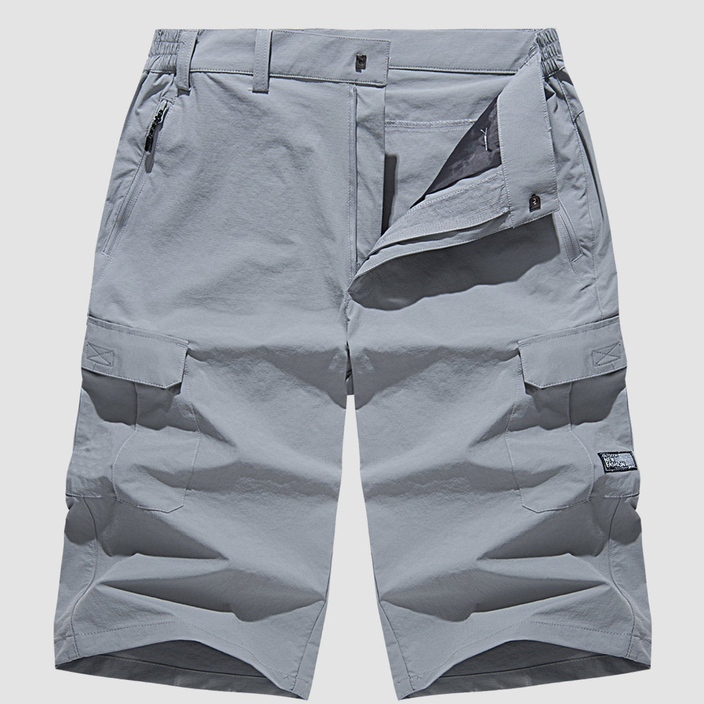 Sommer Cargo Short für Herren - Luftige 3/4 Kurze Hose mit Seitentaschen für Outdoor