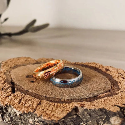 Lova Sommer-Glücksring | Magisches Schmuckstück mit leuchtenden Runen für Glück und Positivität