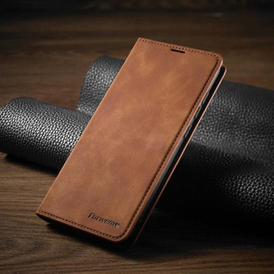 Huawei Hülle | Magnetische Ledertasche für stilvollen Sommer-Schutz