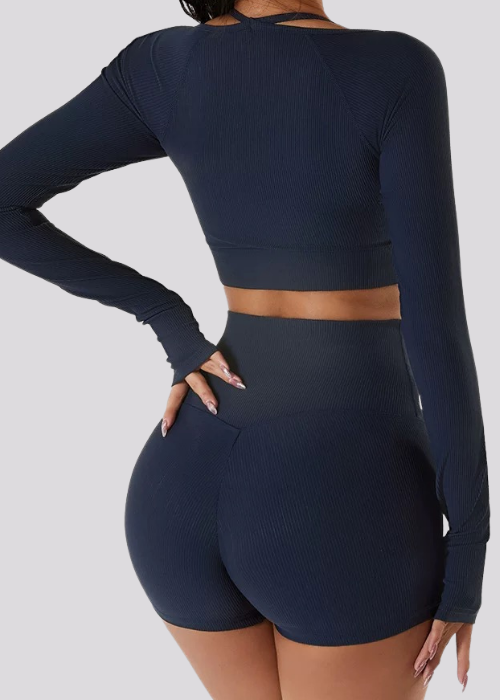 Sunrise Langarm-T-Shirt – Integrierte Schalen – Super Active™