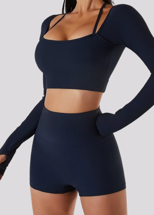 Sunrise Langarm-T-Shirt – Integrierte Schalen – Super Active™