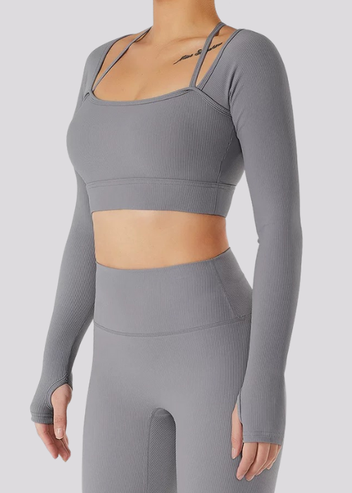 Sunrise Langarm-T-Shirt – Integrierte Schalen – Super Active™