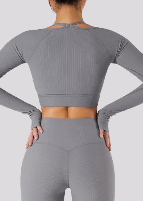 Sunrise Langarm-T-Shirt – Integrierte Schalen – Super Active™