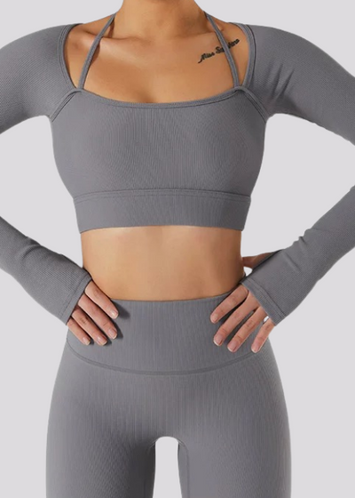 Sunrise Langarm-T-Shirt – Integrierte Schalen – Super Active™