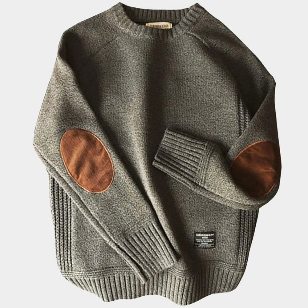 Kuscheliger Langarm-Winterpullover für Männer