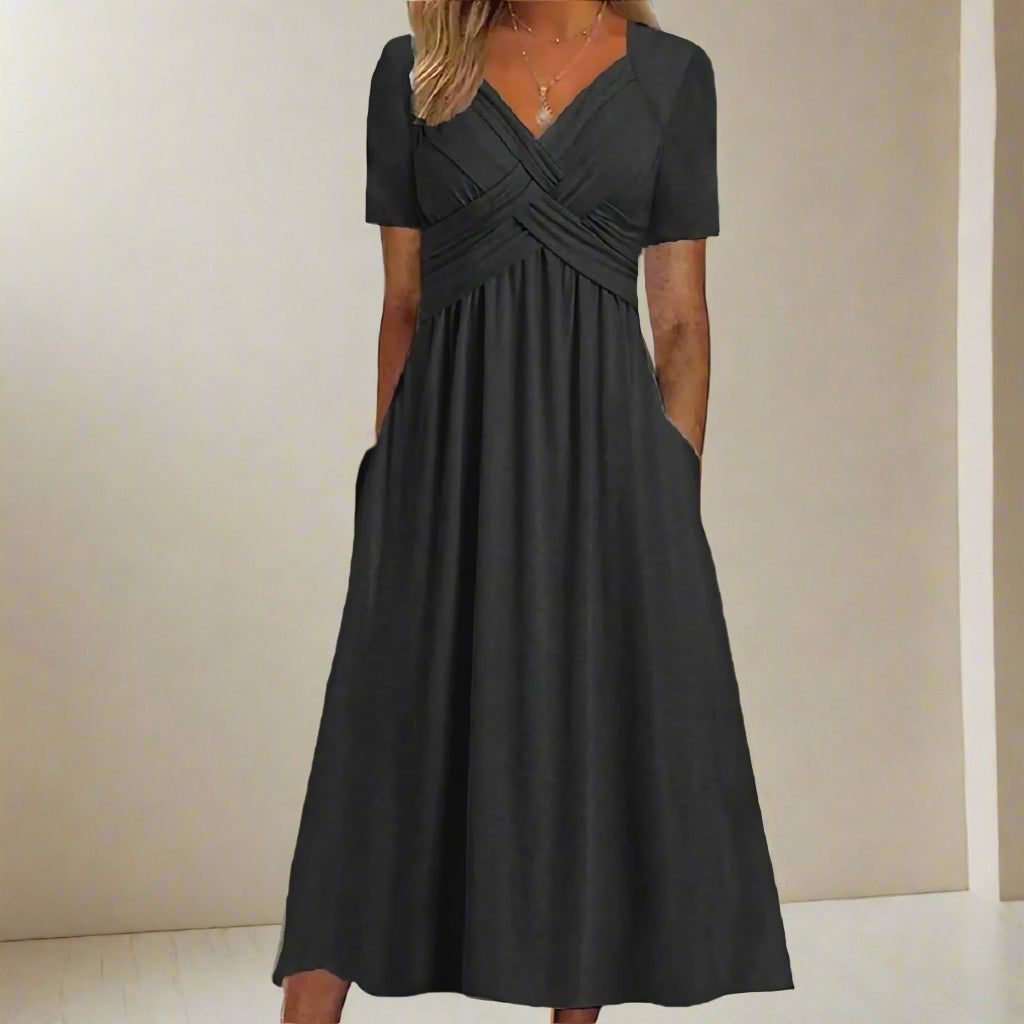 Sommerkleid für Damen – Luftiges Tunikakleid mit Taschen