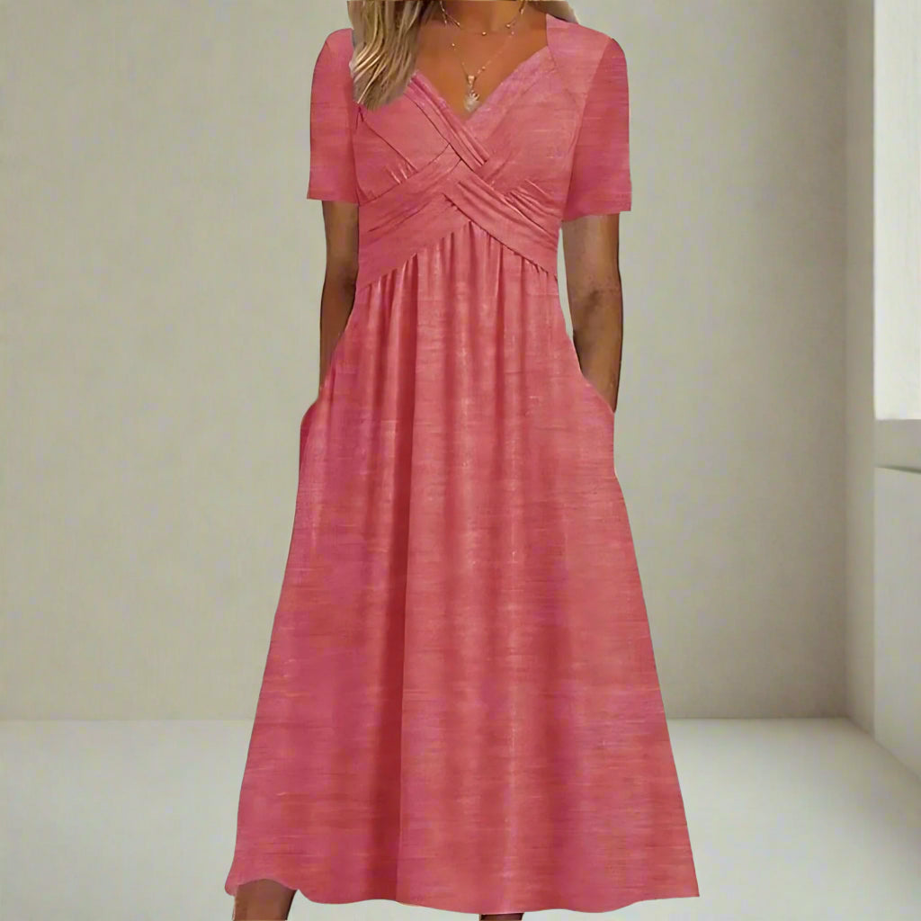 Sommerkleid für Damen – Luftiges Tunikakleid mit Taschen