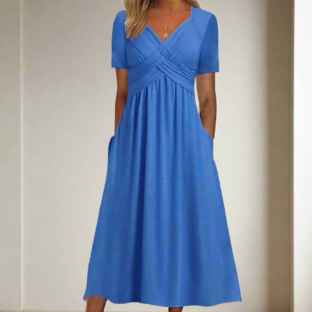 Sommerkleid für Damen – Luftiges Tunikakleid mit Taschen