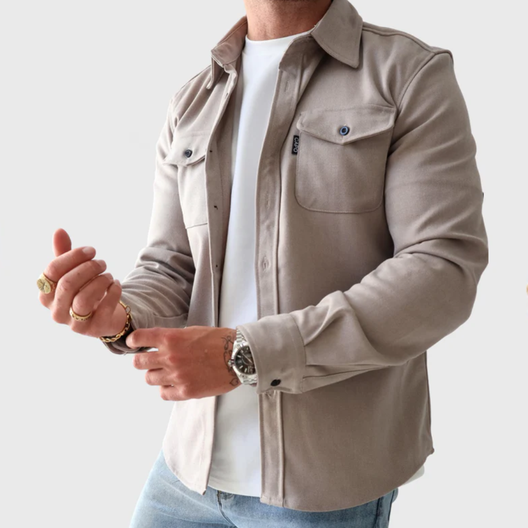 Dave | Stilvolles Overshirt für Herren