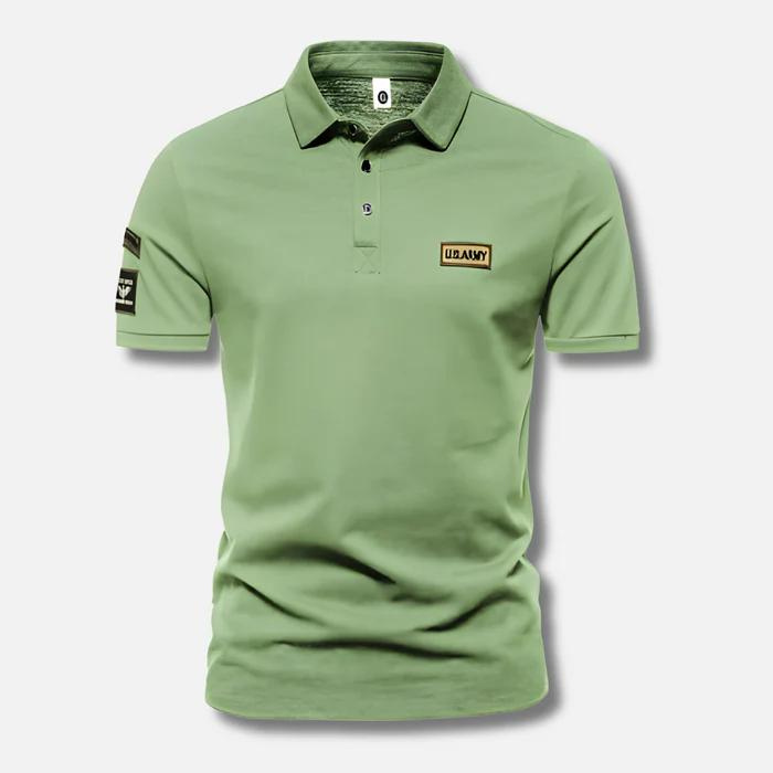 Militärische Herren-Polos für Sommer/Frühjahr