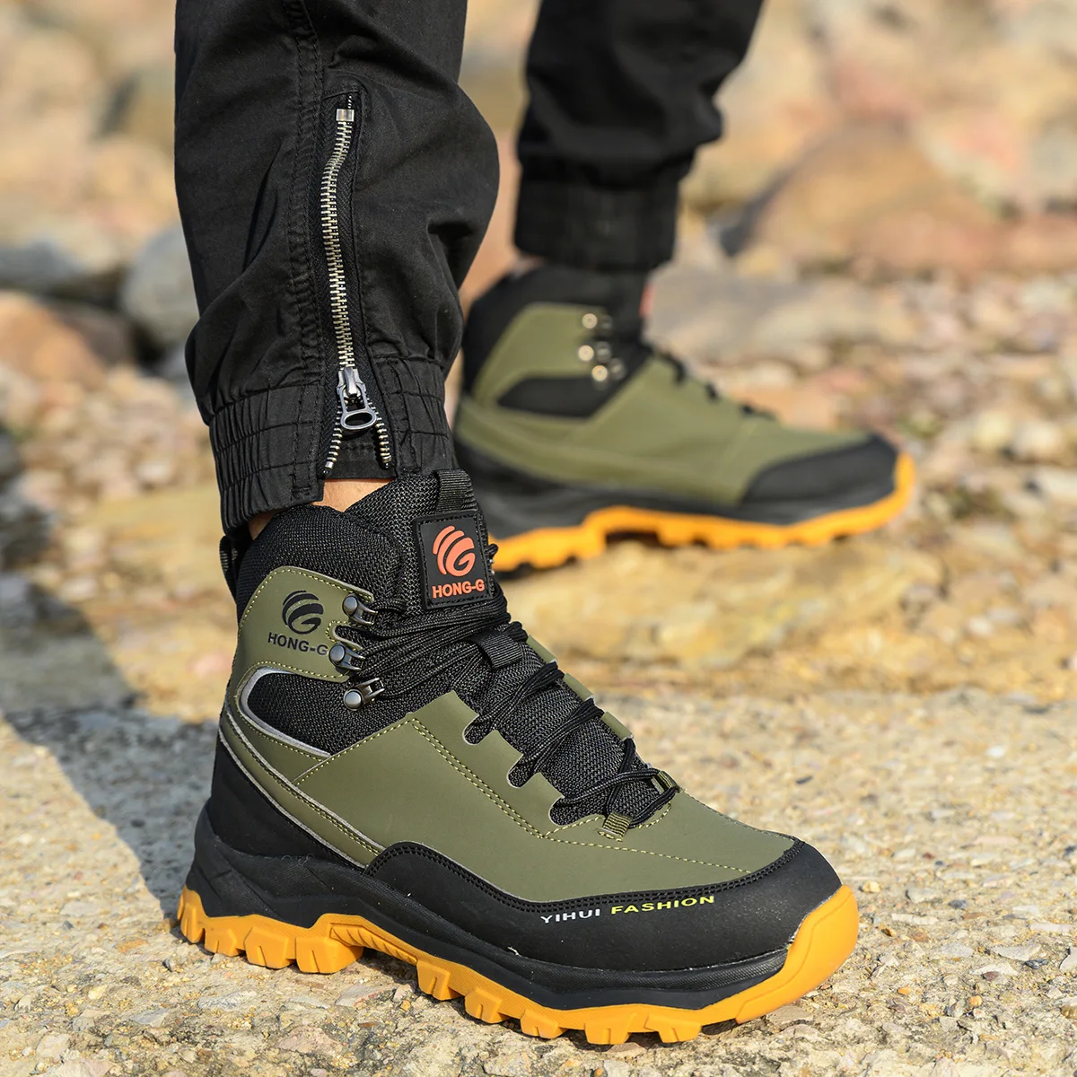 Sommer-Arbeitsschuhe für Herren - Leichte Arbeitsschuhe mit Stahlkappe