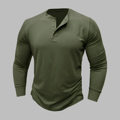 Kurzarm Henley T-shirt für Herren – Modernes Kurzarmshirt Für Sommer