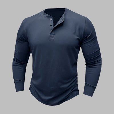 Kurzarm Henley T-shirt für Herren – Modernes Kurzarmshirt Für Sommer