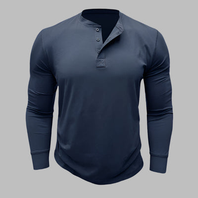 Kurzarm Henley T-shirt für Herren – Modernes Kurzarmshirt Für Sommer