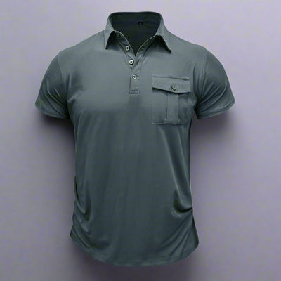 Poloshirt für Herren – Leichtes Sommer Polo mit Brusttasche für heiße Tage