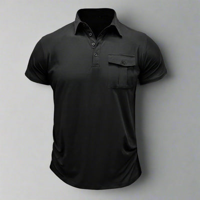 Poloshirt für Herren – Leichtes Sommer Polo mit Brusttasche für heiße Tage