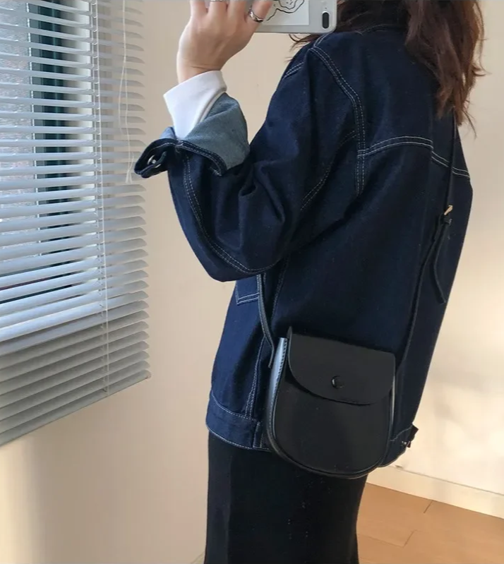 Jeansjacke für Damen – Leichte Sommer-Denimjacke mit Knöpfen