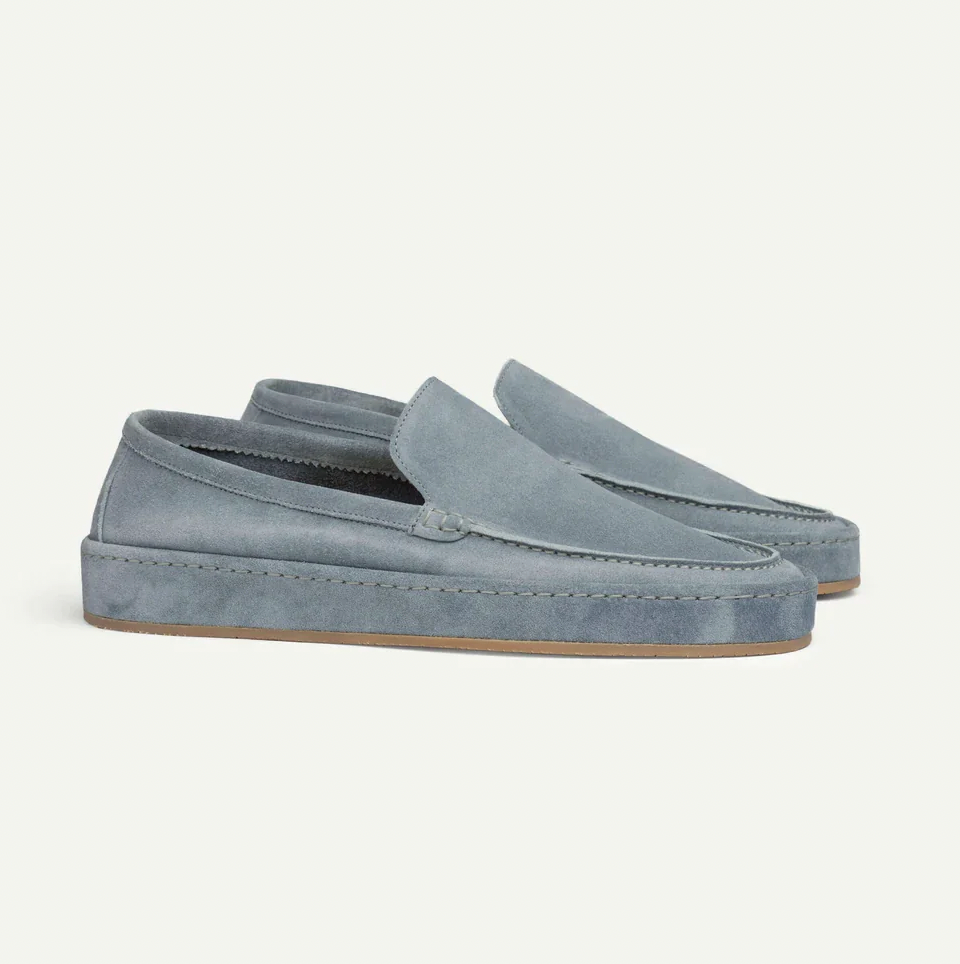 Mokassins - Bequeme flache Slipper für Männer aus Wildleder Loafer Schuhe