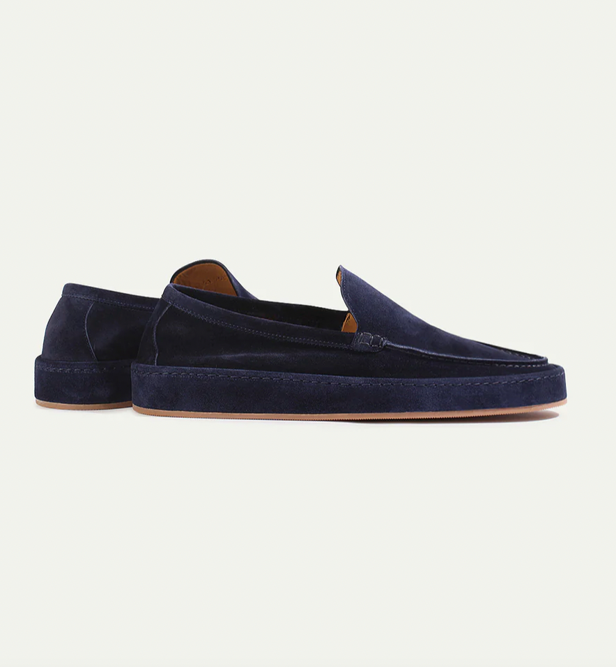 Mokassins - Bequeme flache Slipper für Männer aus Wildleder Loafer Schuhe