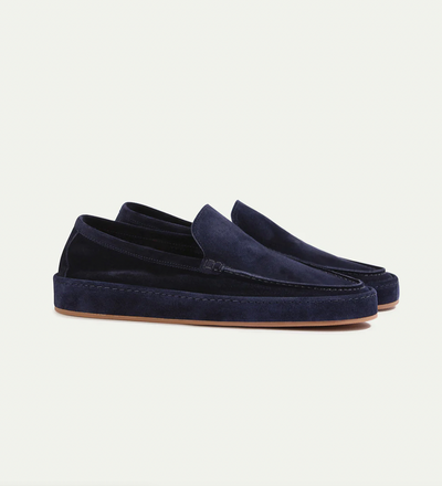 Mokassins - Bequeme flache Slipper für Männer aus Wildleder Loafer Schuhe
