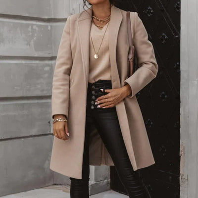 Zara Manteljacke | Stylische Lange Damen Übergangsjacke