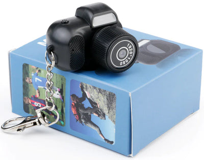 Sommerliche Mini Retro Kamera Schlüsselanhänger | Fangen Sie die schönsten Momente mit Ihrem Haustier ein, jederzeit und überall