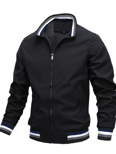 Herren Bomber Übergangsjacke mit Kragen - Sportlich & Vielseitig