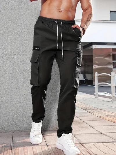 Nero Cargo Hose | Herren Casual Drawstring Jogger